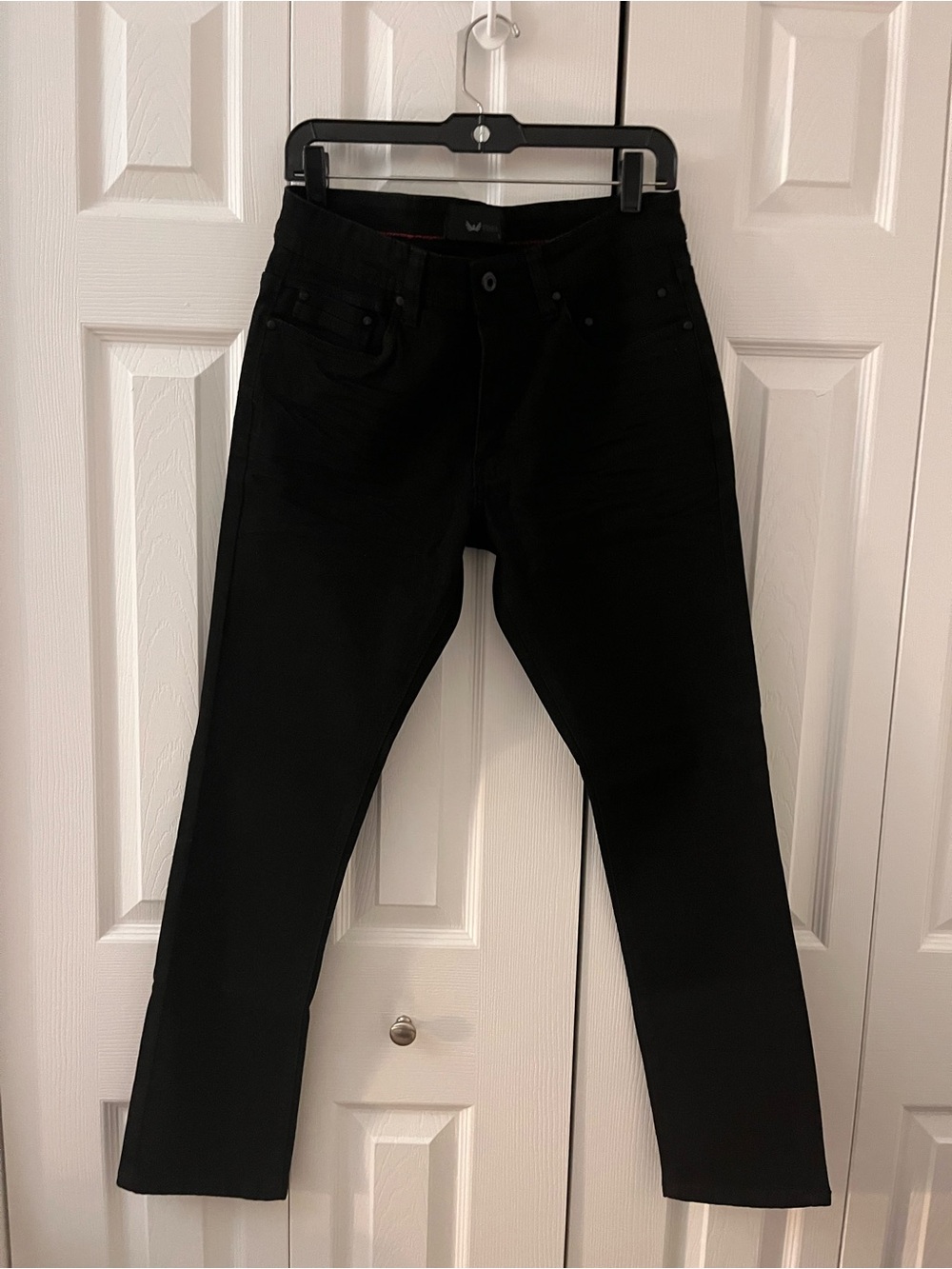 Slim Straight Black Men's Jeans